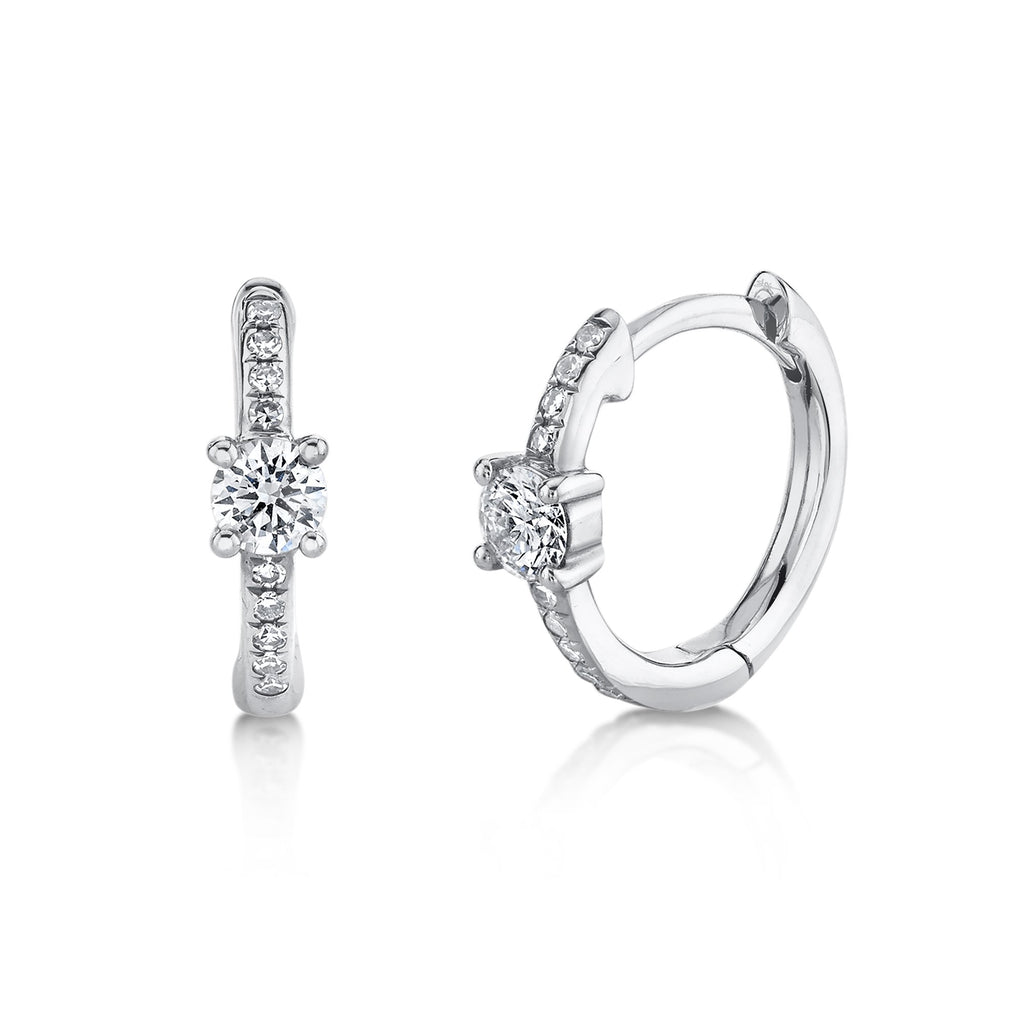 0.25CT DIAMOND HUGGIE EARRING Diamond Huggie Earring