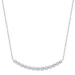 Diamond Crown Setting Necklace