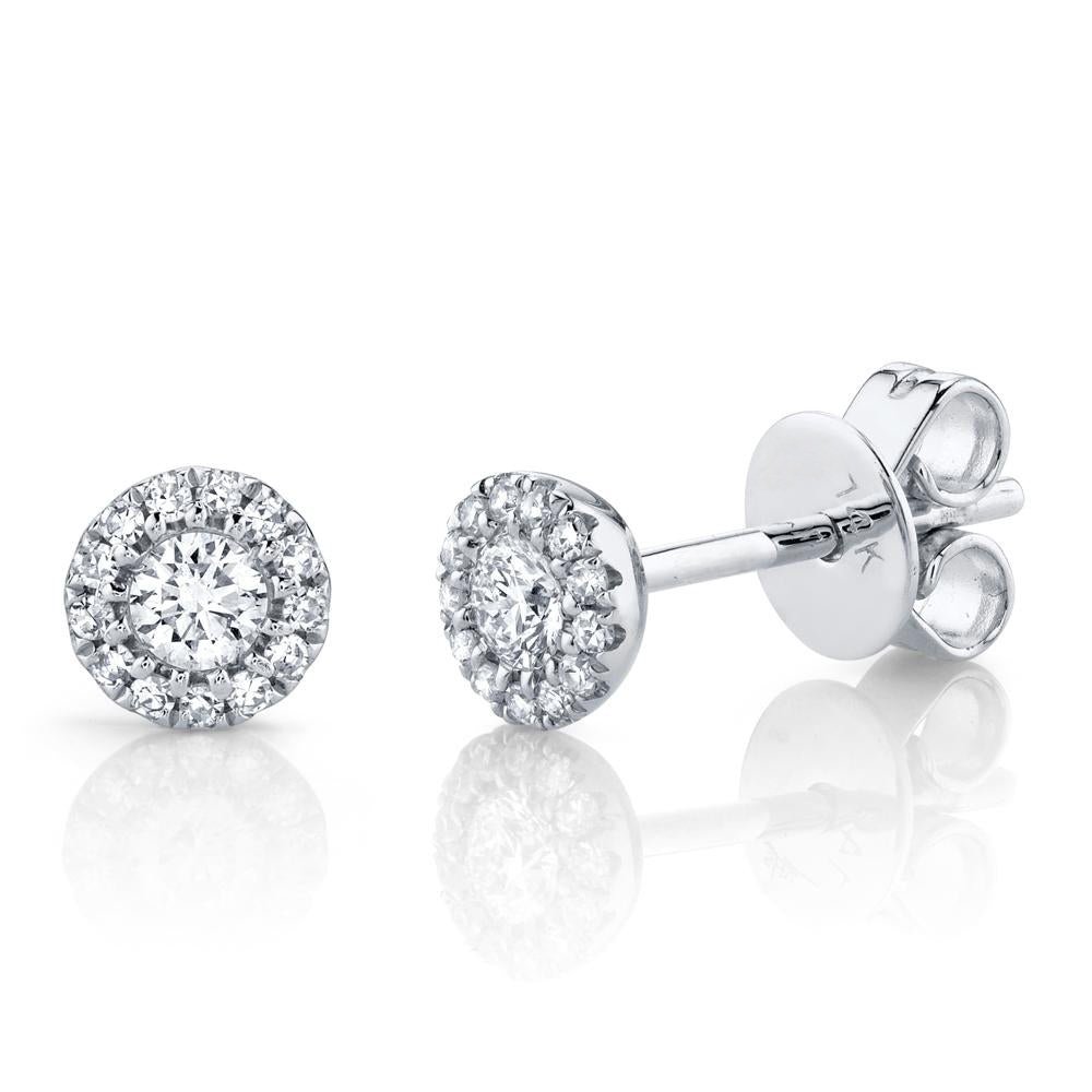 14K Gold & 0.24Ct Diamond Stud Earring 14K Gold & 0.24Ct Diamond Stud Earring