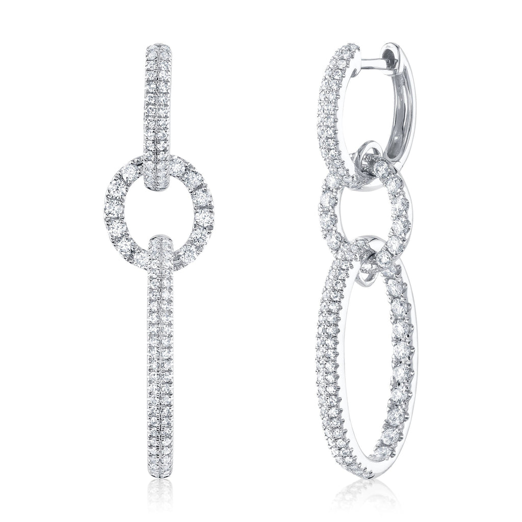 1.00Ct Diamond Oval Earring 1.00Ct Diamond Oval Earring