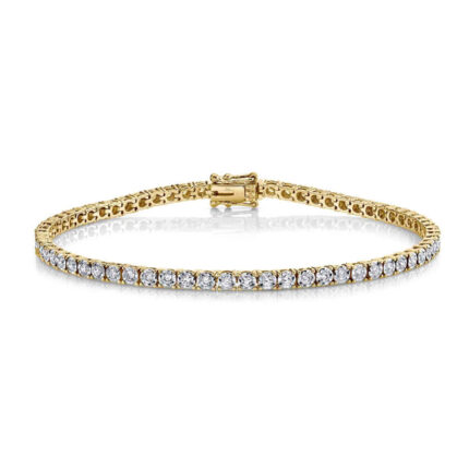 18K Solid Gold 1.50Ct Diamond Tennis Bracelet
