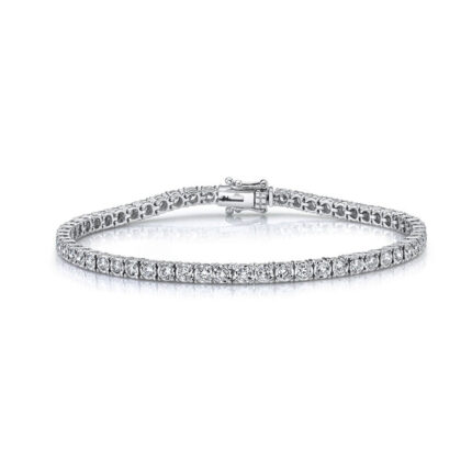 18K Solid Gold 2.02Ct Diamond Tennis Bracelet