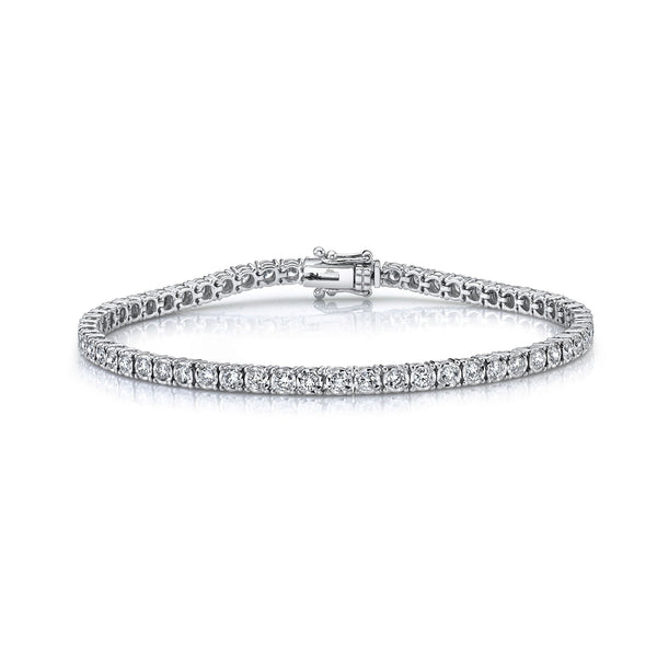 18K Solid Gold 2.02Ct Diamond Tennis Bracelet