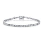 18K Solid Gold 1.19Ct Diamond Tennis Bracelet