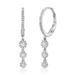 14K Gold 0.32Ct Diamond Earring