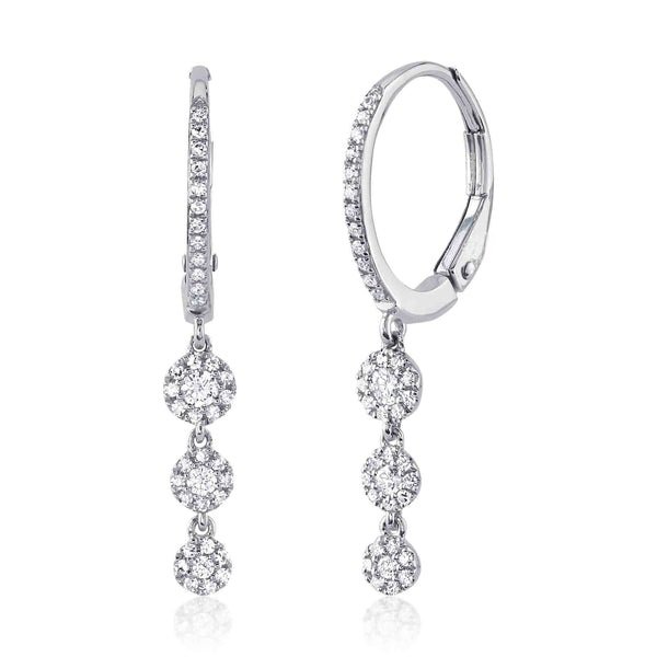 14K Gold 0.32Ct Diamond Earring 14K Gold 0.32Ct Diamond Earring