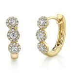 0.37Ct Diamond Huggie Earring