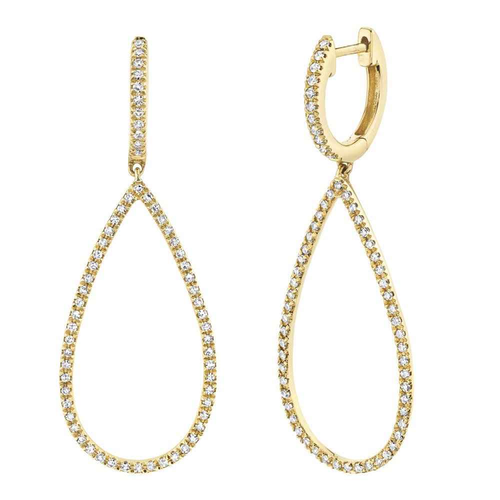 Stunning 0.40ct Diamond Earrings in 14K Gold Stunning 0.40ct Diamond Earrings in 14K Gold