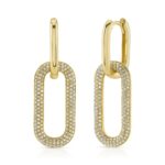 0.71Ct Diamond Pave Earring