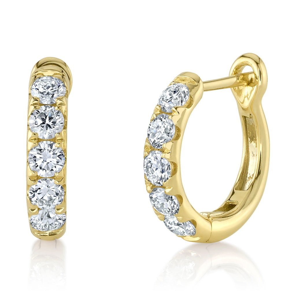 0.81Ct Diamond Huggie Earring 0.81Ct Diamond Huggie Earring