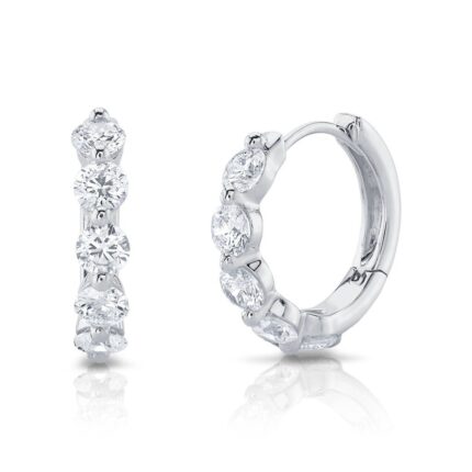0.92Ct Diamond Huggie Earring