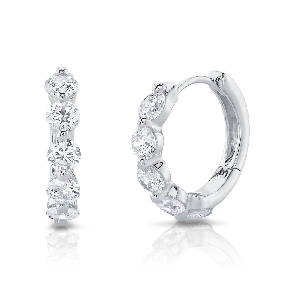 0.92Ct Diamond Huggie Earring 0.92Ct Diamond Huggie Earring