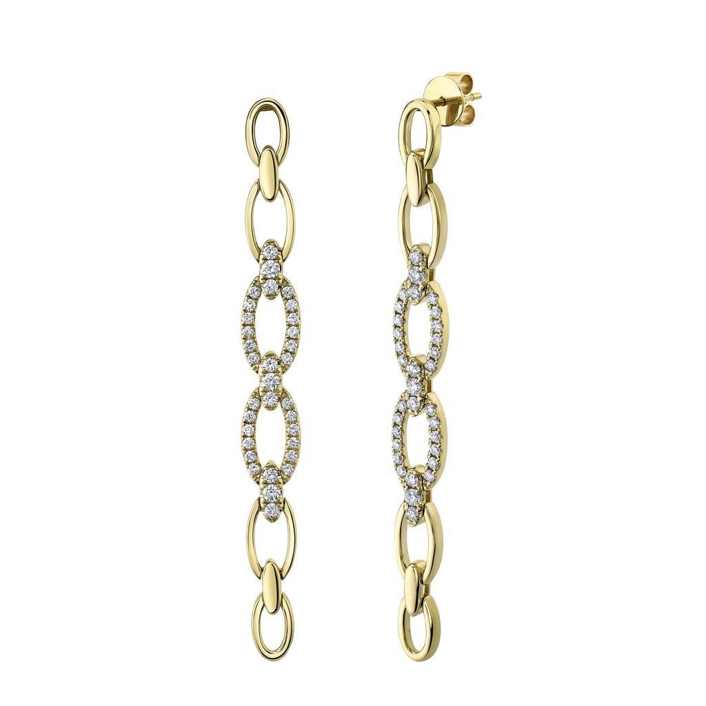 1.07Ct Diamond Link Earring 1.07Ct Diamond Link Earring