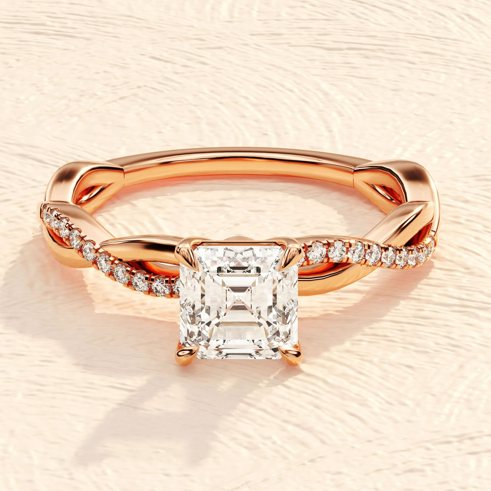 4 Prong Cushion Cut 4ct Lab Grown Diamond Engagement Ring 4 Prong Cushion Cut 4ct Lab Grown Diamond Engagement Ring