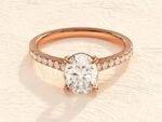 Oval Cut 4ct Lab Grown Diamond Engagement Ring