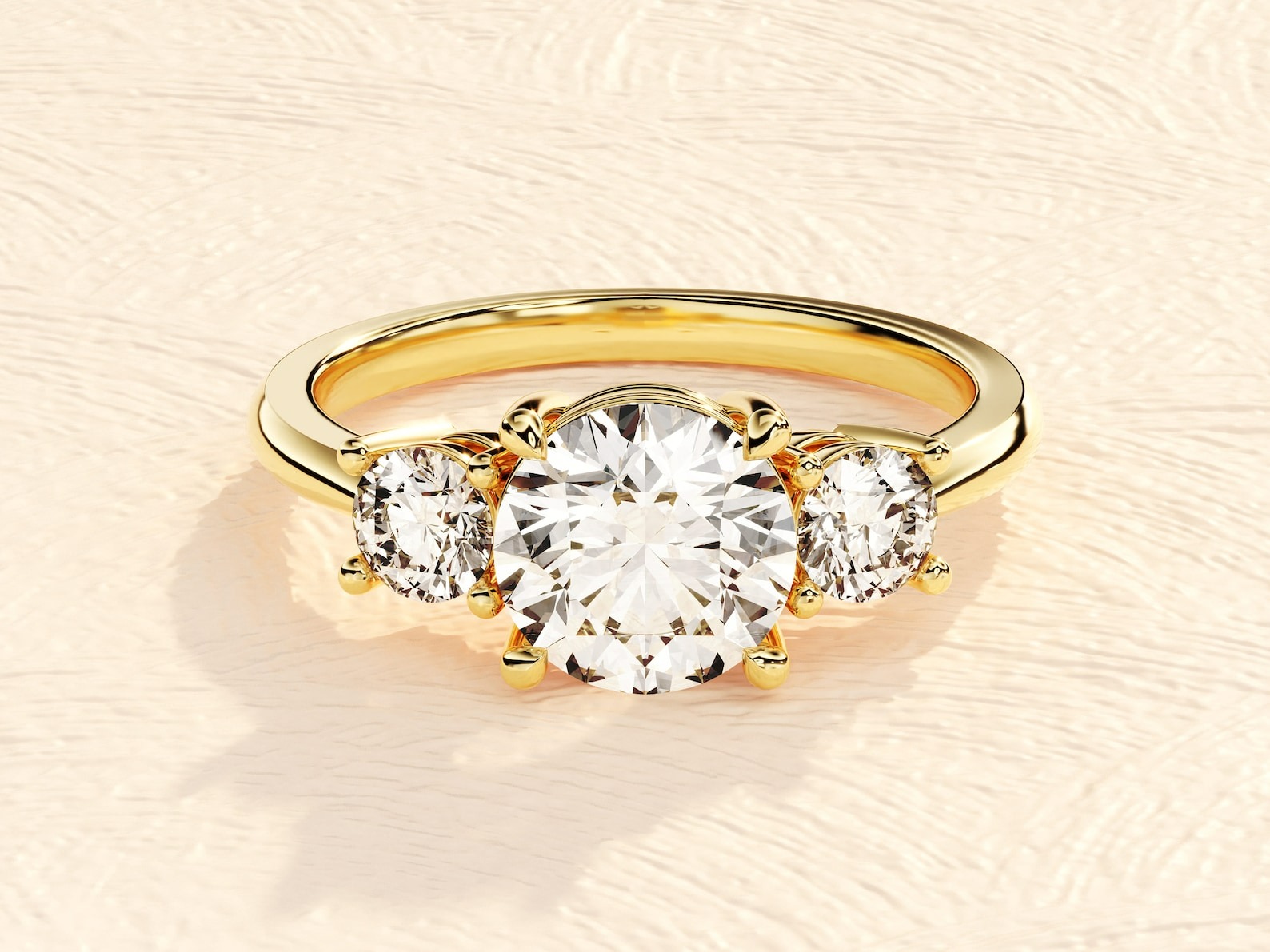 Tri Stone Anniversary Solitaire Ring 3 ct. Lab Grown Diamond Tri Stone Anniversary Solitaire Ring 3 ct. Lab Grown Diamond