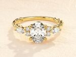 Oval Solitaire Ring 3 ct. Lab Grown Diamond Engagement Ring