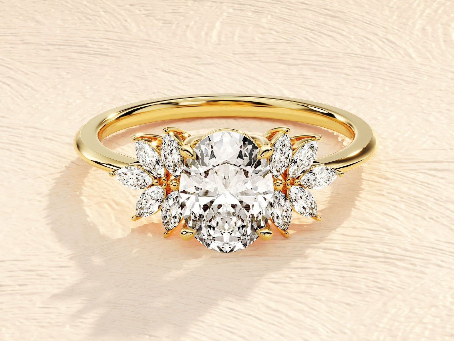 Round Cut 3 ct Lab Grown Diamond Engagement Ring Round Cut 3 ct Lab Grown Diamond Engagement Ring