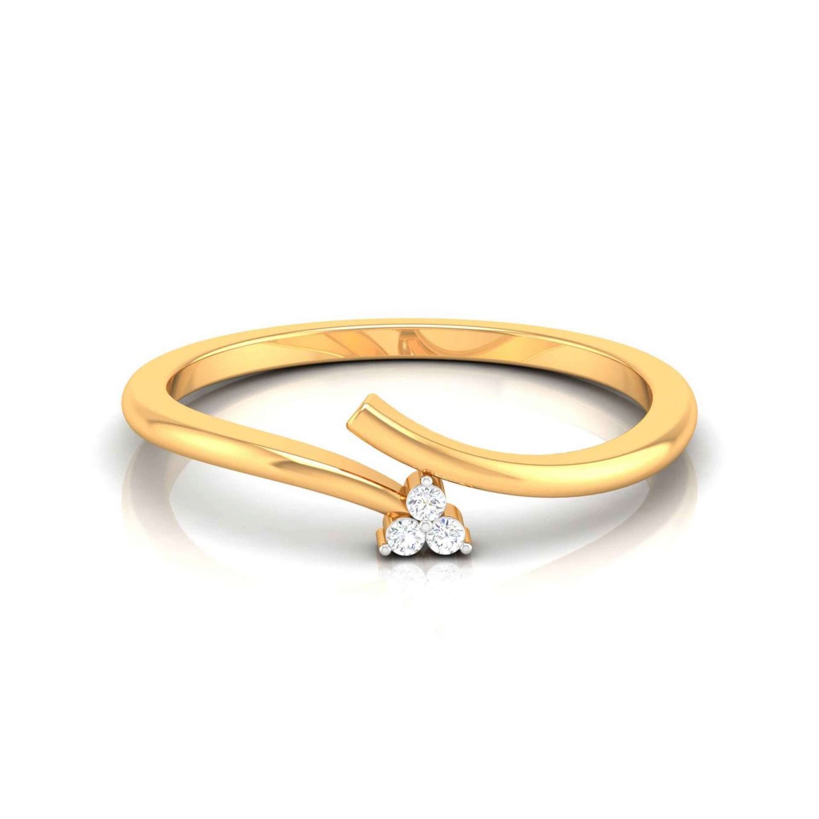 18K Solid Gold 1CT Sparkling Seed Diamond Ring 18K Solid Gold 1CT Sparkling Seed Diamond Ring